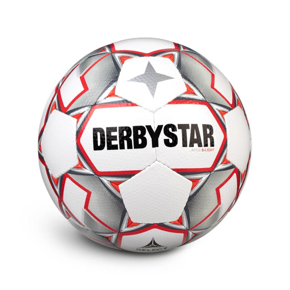 DerbyStar Apus S-Light weiß/grau/rot