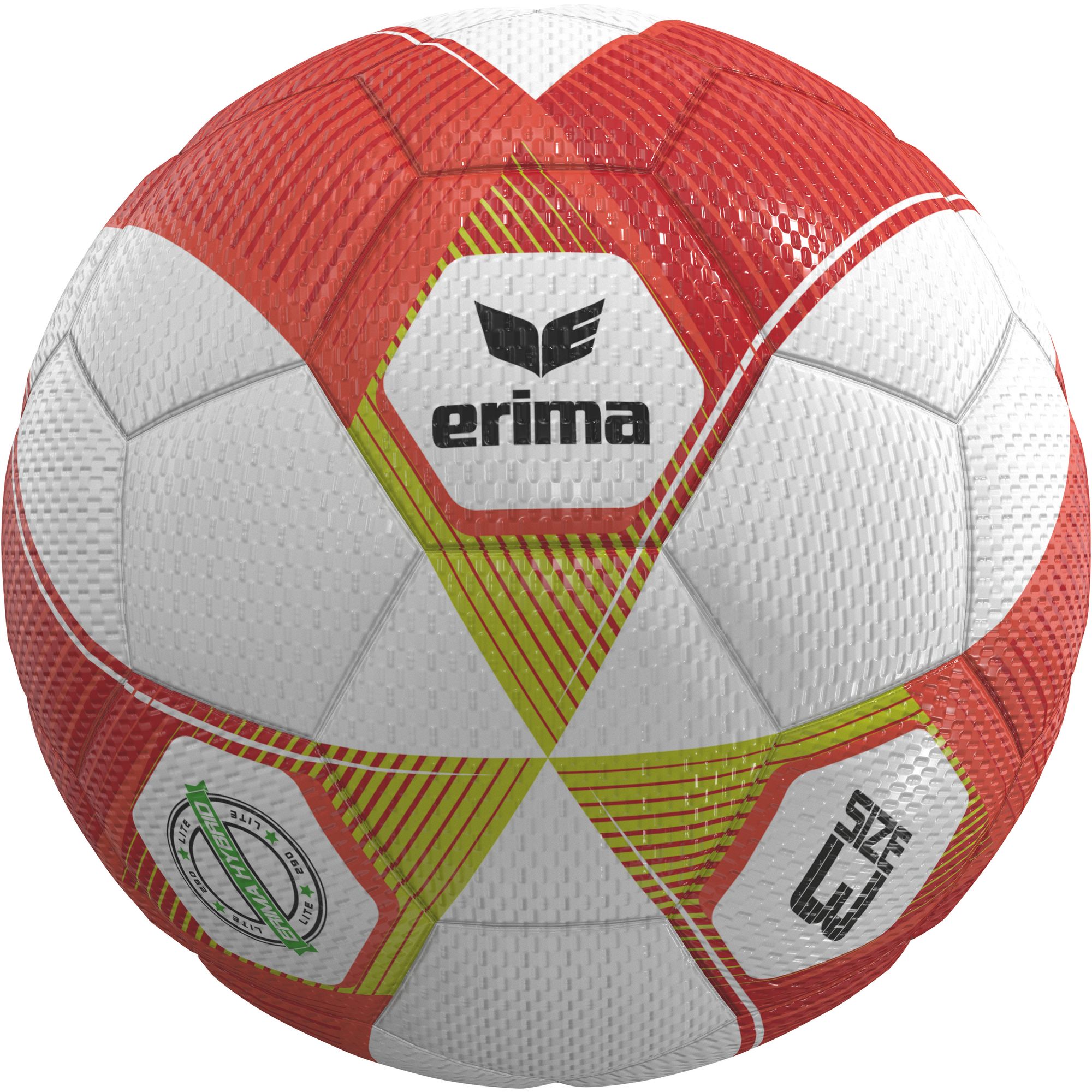 erima Hybrid LITE 290g Gr. 3 fire-coral/lime. Ab 10 Bälle 1 Ballsack Gratis  Kopie