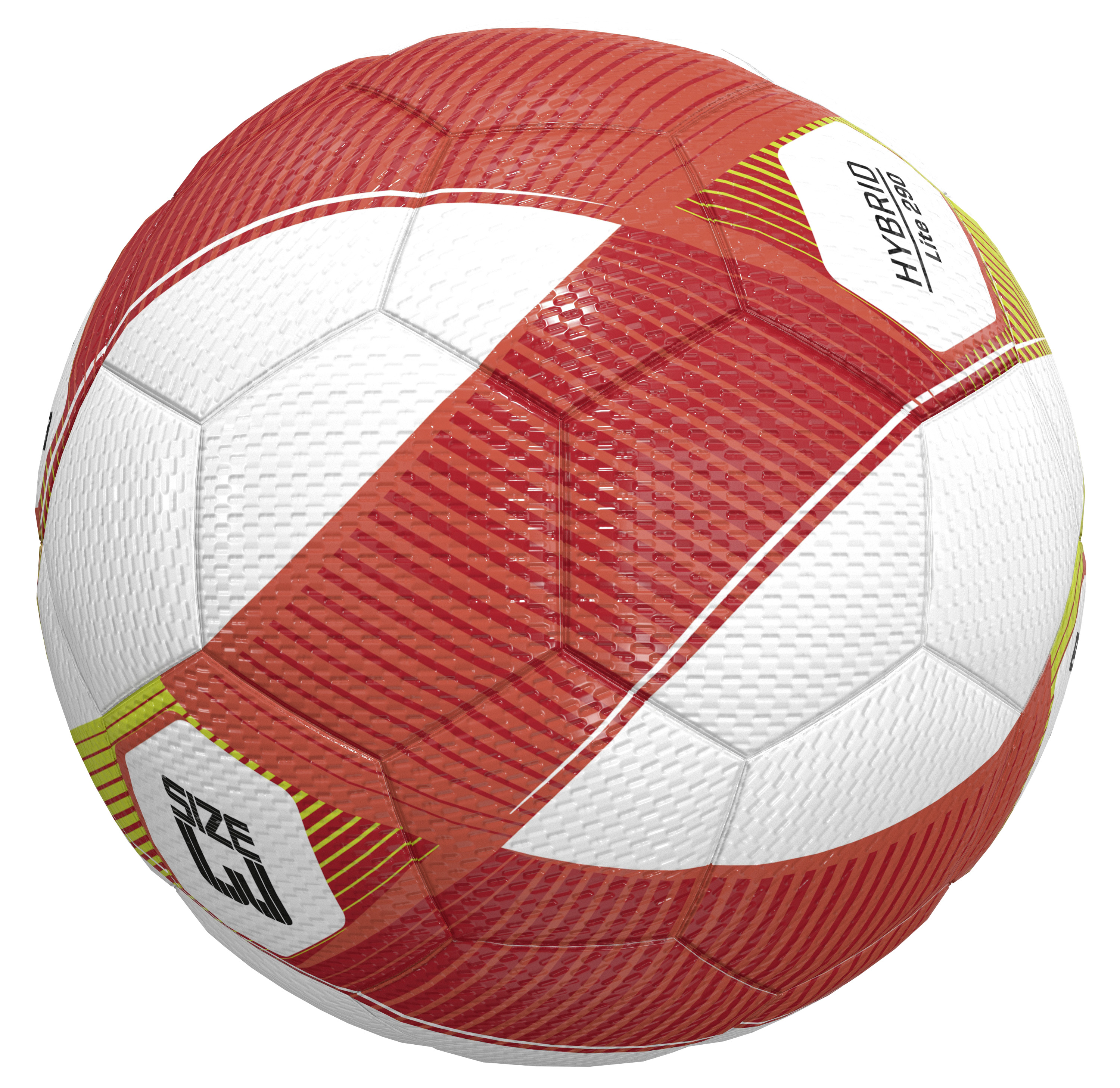 erima Hybrid LITE 290g Gr. 3 fire-coral/lime. Ab 10 Bälle 1 Ballsack Gratis  Kopie