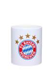 FC Bayern München Tasse Weiß
