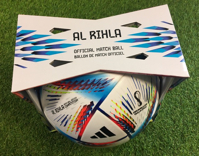 adidas Al Rihla Pro Ball. Spielball der WM in Katar. H57783 mit Geschenk Box